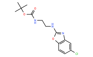 tert-butyl N-[2-[(5-chloro-1,3-benzoxazol-2-yl)amino]ethyl]carbamate