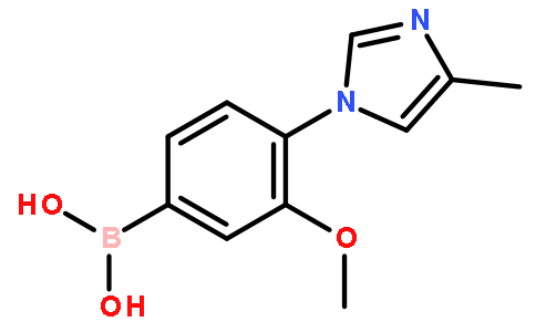 3-methoxy-4-(4-methyl-1H-imidazol-1-yl)phenylboronic acid