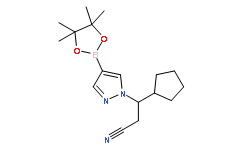(R)-3-环戊基-3-(4-(4,4,5,5-四甲基-1,3,2-二氧硼杂环戊烷-2-基)-1H-吡唑-1-基)丙腈