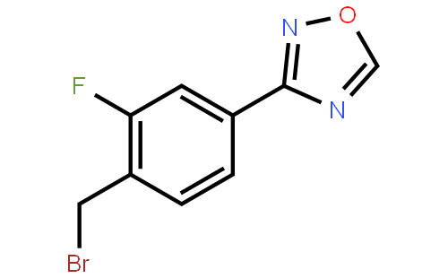 3-(4-(Bromomethyl)-3-fluorophenyl)-1,2,4-oxadiazole