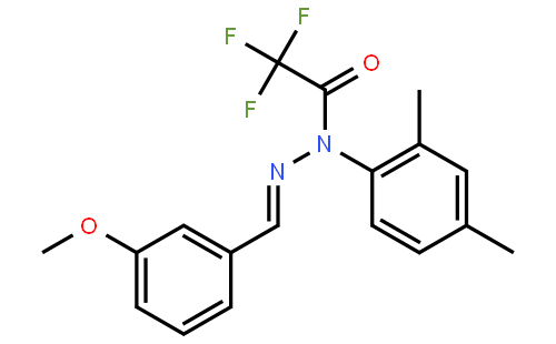 2,2,2-三氟乙酸 1-(2,4-二甲基苯基)-2-[(3-甲氧基苯基)亚甲基]酰肼
