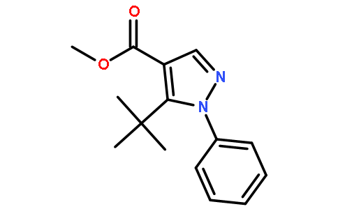 Methyl 5-(tert-butyl)-1-phenyl-1H-pyrazole-4-carboxylate