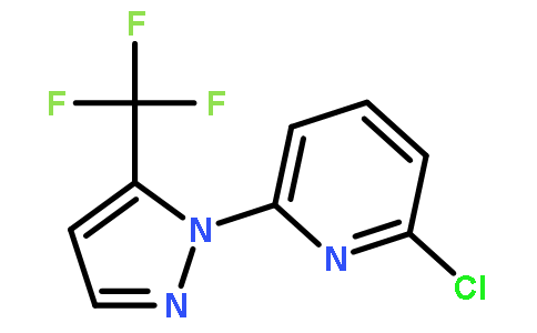 2-Chloro-6-(5-(trifluoromethyl)-1H-pyrazol-1-yl)pyridine
