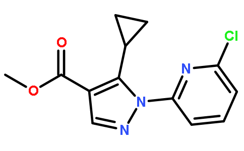 Methyl 1-(6-chloropyridin-2-yl)-5-cyclopropyl-1H-pyrazole-4-carboxylate