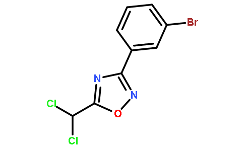 3-(3-Bromophenyl)-5-(dichloromethyl)-1,2,4-oxadiazole