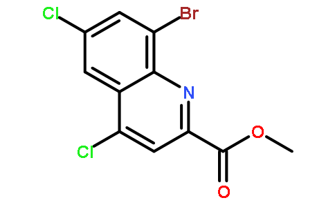 methyl 8-bromo-4,6-dichloroquinoline-2-carboxylate
