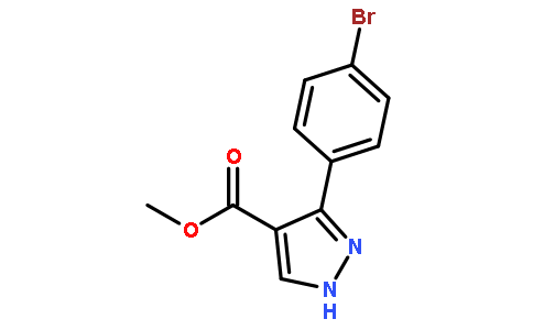 Methyl 3-(4-bromophenyl)-1H-pyrazole-4-carboxylate