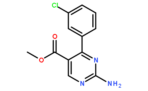 Methyl 2-amino-4-(3-chlorophenyl)pyrimidine-5-carboxylate