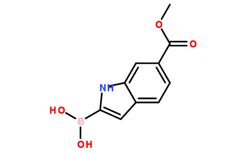 (6-(Methoxycarbonyl)-1H-indol-2-yl)boronic acid