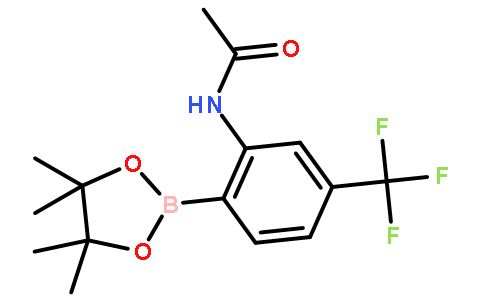 N-(2-(4,4,5,5-Tetramethyl-1,3,2-dioxaborolan-2-yl)-5-(trifluoromethyl)phenyl)acetamide