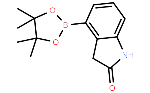 2H-吲哚-2-酮, 1,3-二氢-4-(4,4,5,5-四甲基-1,3,2-二氧杂环己硼烷-2-基)-