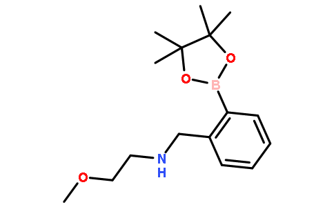 2-Methoxy-N-(2-(4,4,5,5-tetramethyl-1,3,2-dioxaborolan-2-yl)benzyl)ethanamine