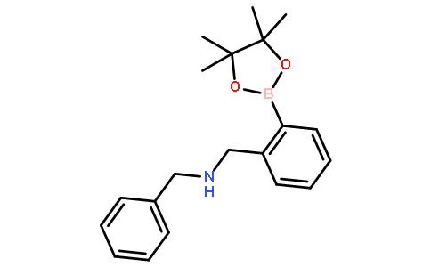 N-Benzyl-1-(2-(4,4,5,5-tetramethyl-1,3,2-dioxaborolan-2-yl)phenyl)methanamine
