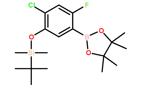4-CHLORO-2-FLUORO-5-(TBDMSO)PHENYLBORONIC ACID, PINACOL ESTER