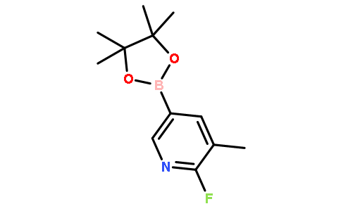 2-Fluoro-3-methyl-5-(4,4,5,5-tetramethyl-1,3,2-dioxaborolan-2-yl)pyridine