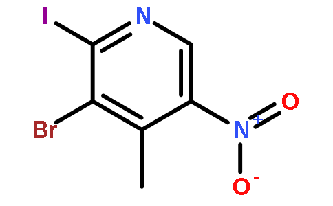 3-BROMO-2-IODO-4-METHYL-5-NITROPYRIDINE
