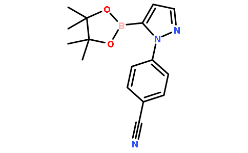 4-(5-(4,4,5,5-Tetramethyl-1,3,2-dioxaborolan-2-yl)-1H-pyrazol-1-yl)benzonitrile