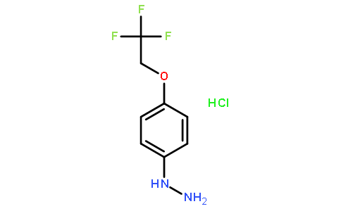 1-(4-(2,2,2-trifluoroethoxy)phenyl)hydrazine hydrochloride