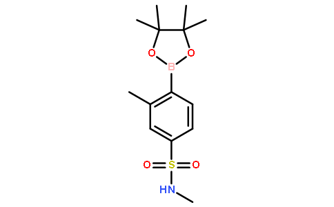 N,3-Dimethyl-4-(4,4,5,5-tetramethyl-1,3,2-dioxaborolan-2-yl)benzenesulfonamide