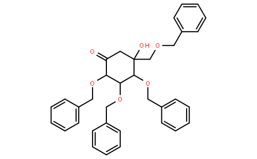 (2R,3S,4S,5S)-5-羟基-2,3,4-三(苄氧基)-5-[(苄氧基)甲基]-环己酮