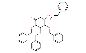 (2r,3s,4s,5s)-5-hydroxy-2,3,4-tris(phenylmethoxy)-5-((phenylmethoxy)methyl)-cyclohexanone