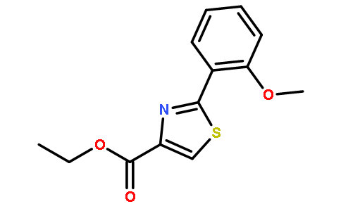 2-(2-METHOXY-PHENYL)-THIAZOLE-4-CARBOXYLIC ACID ETHYL ESTER