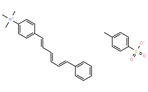 TMA-DPH  [N,N,N-Trimethyl-4-(6-phenyl-1,3,5-hexatrien-1-yl)phenylammonium, p-toluenesulfonate]