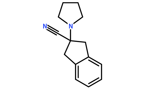2-(Pyrrolidin-1-yl)-2,3-dihydro-1H-indene-2-carbonitrile