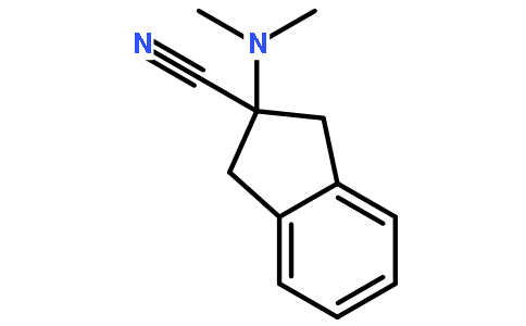 2-(Dimethylamino)-2,3-dihydro-1H-indene-2-carbonitrile