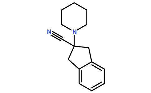 2-(Piperidin-1-yl)-2,3-dihydro-1H-indene-2-carbonitrile