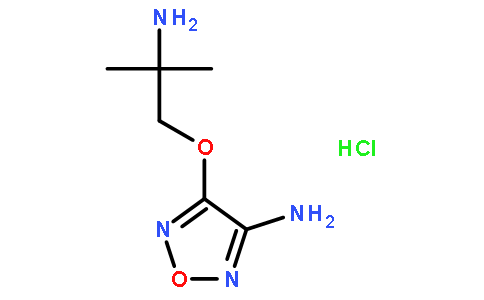 4-(2-Amino-2-methyl-propoxy)-furazan-3-ylamine hydrochloride