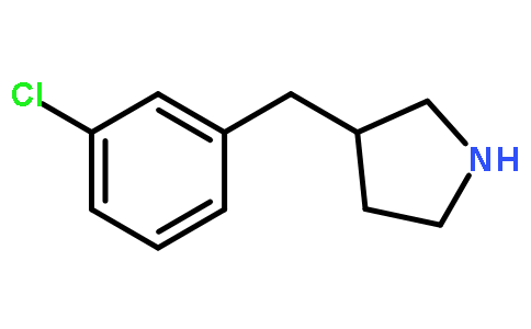 3-(3-chlorobenzyl)pyrrolidine