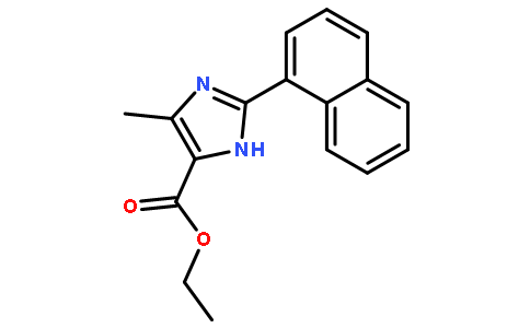 5-METHYL-2-(NAPHTHALEN-1-YL)-3H-IMIDAZOLE-4-CARBOXYLIC ACID ETHYL ESTER