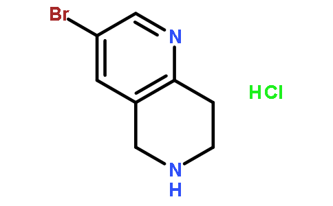 3-Bromo-5,6,7,8-tetrahydro-1,6-naphthyridine hydrochloride