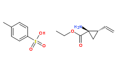 1R,2S)-1-Amino-2-ethenyl-cyclopropanecarboxylic acid ethyl ester 4-methylbenzenesulfonate
