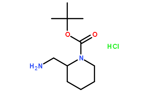 tert-Butyl 2-(aminomethyl)piperidine-1-carboxylate hydrochloride