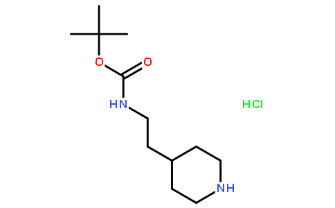 tert-Butyl (2-(piperidin-4-yl)ethyl)carbamate hydrochloride