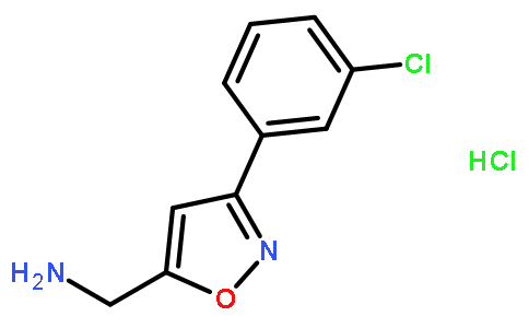 (3-(3-Chlorophenyl)isoxazol-5-yl)methanamine hydrochloride