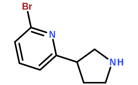 2-bromo-6-(pyrrolidin-3-yl)pyridine
