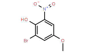 2-溴-4-甲氧基-6-硝基苯酚