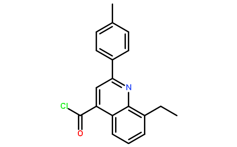 8-Ethyl-2-(p-tolyl)quinoline-4-carbonyl chloride