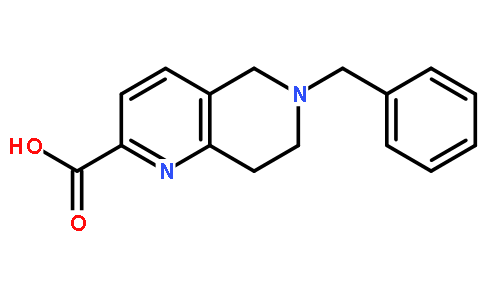 6-Benzyl-5,6,7,8-tetrahydro-1,6-naphthyridine-2-carboxylic acid