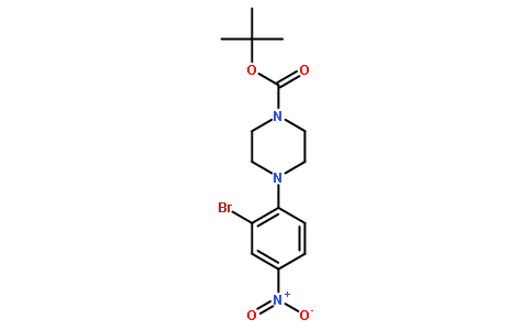 tert-Butyl 4-(2-bromo-4-nitrophenyl)piperazine-1-carboxylate