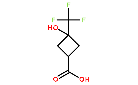 3-Hydroxy-3-(trifluoromethyl)cyclobutanecarboxylic acid