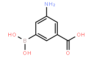 3-氨基-5-羧基苯硼酸(含有数量不等的酸酐)