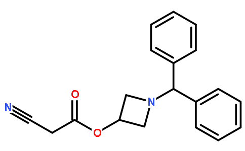 1-二苯甲基-3-氮杂环丁氰乙酸酯