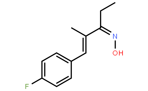 (1E,3E)-1-(4-Fluorophenyl)-2-methyl-1-penten-3-one oxime