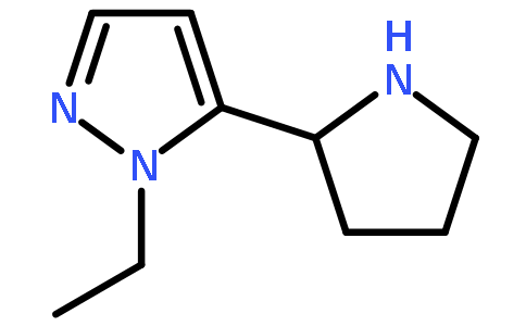 1-ethyl-5-pyrrolidine-2-yl-pyrazole