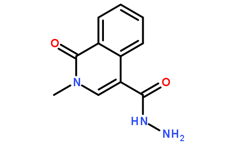 2-Methyl-1-oxo-1,2-dihydroisoquinoline-4-carbohydrazide