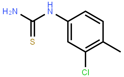 3-氯-4-甲基苯基硫脲